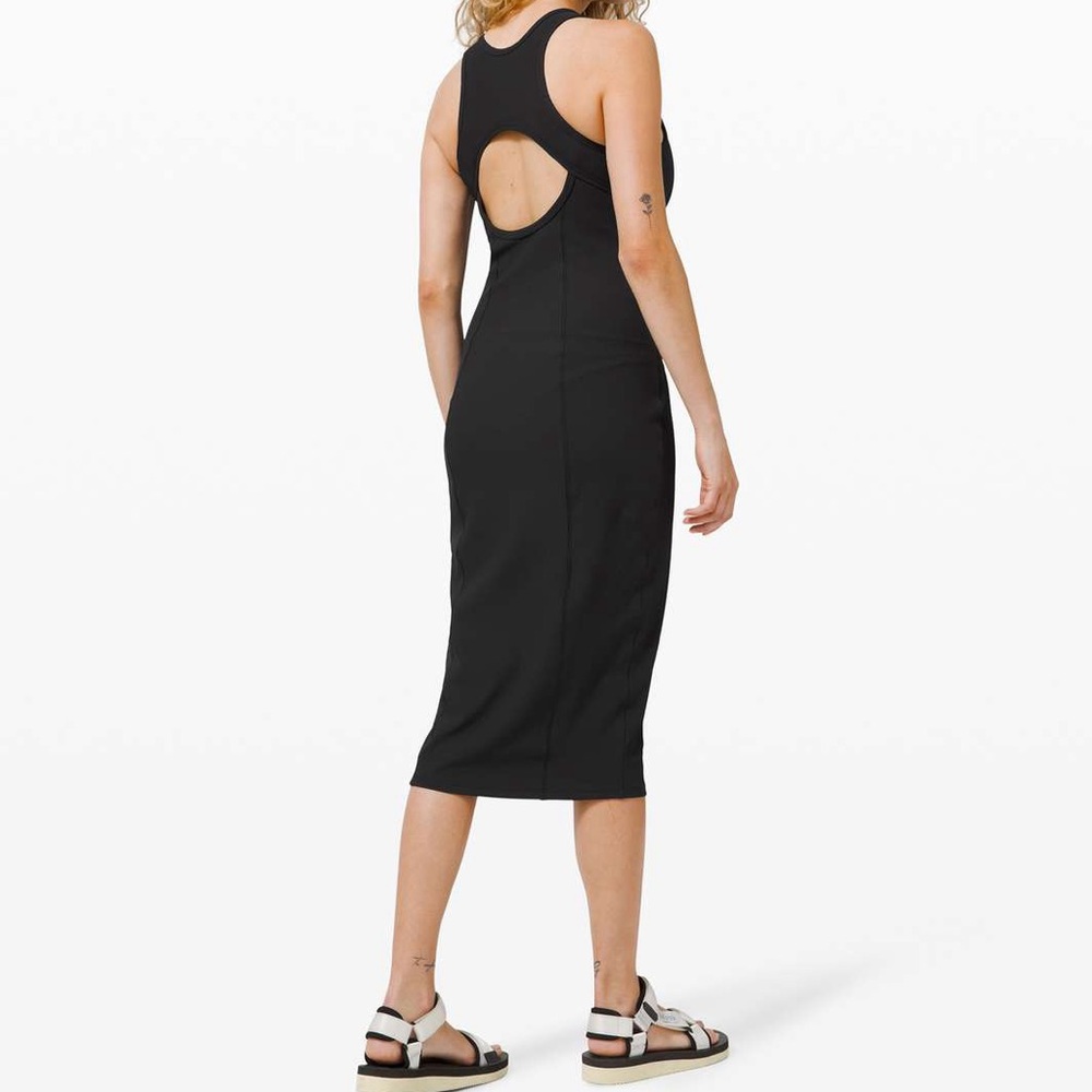 Lululemon Brunch and Back Dress-Size 8-Black - Picture 3 of 11